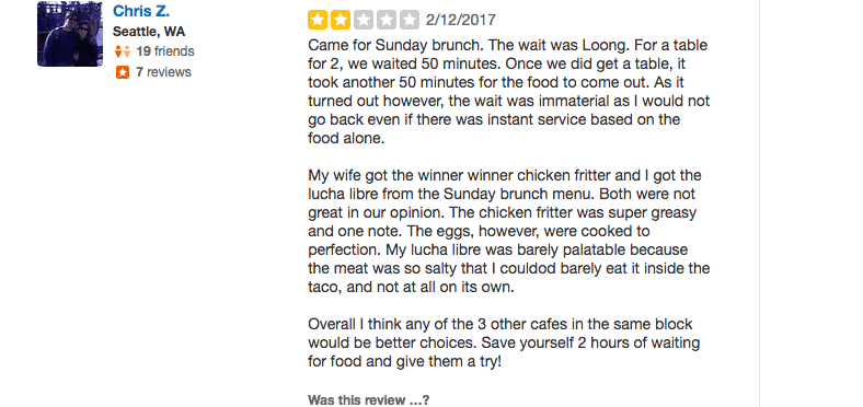 8 Hilariously Bad Restaurant Reviews to Read (and Learn From) On the
